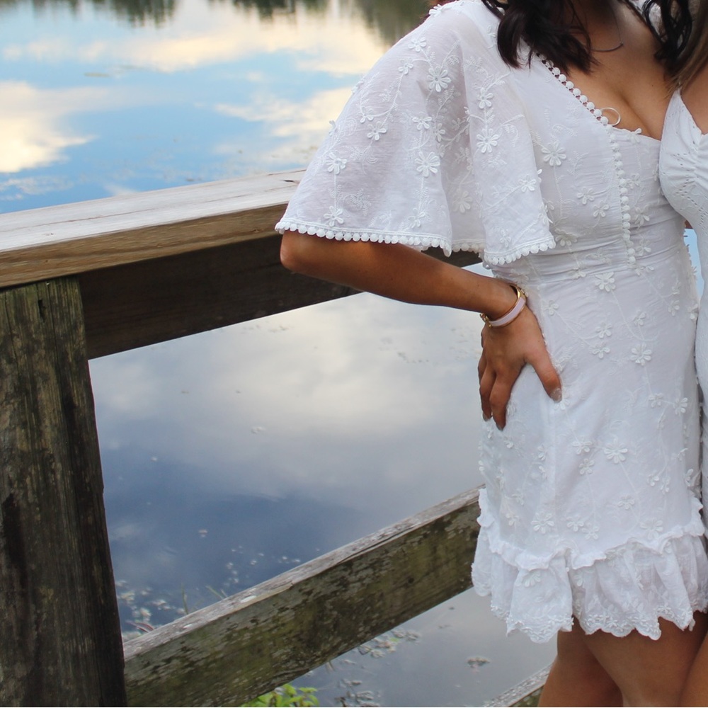 White dress